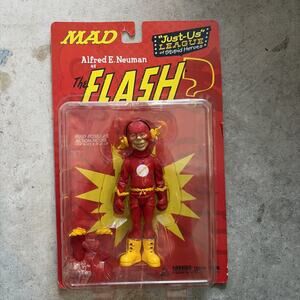 Mad Magazine “Just Us” THE FLASH Action Figure DC Direct Alfred E Neuman NEW